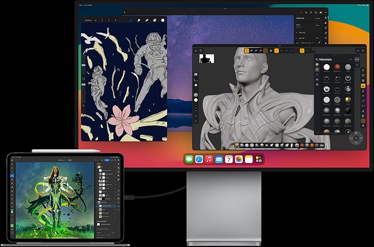 khả năng kết nối trên ipad pro m4